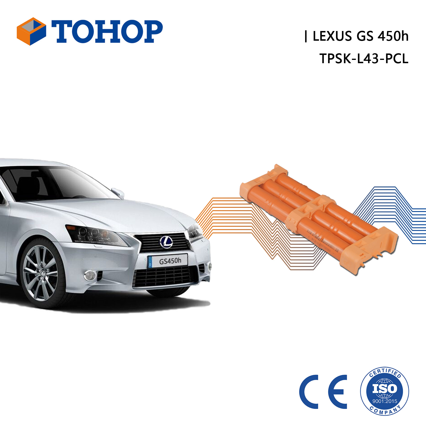 GS450h Thrid Gen. S190 Rechargeable Hybrid Car Battery Pack for Lexus